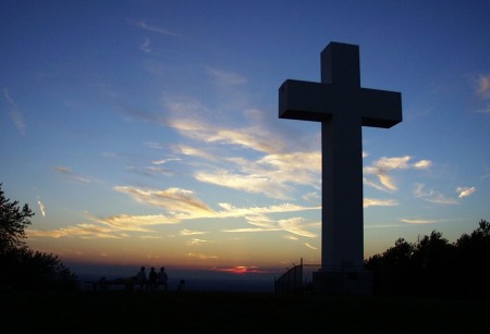 Sunset at the Cross